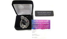 Load image into Gallery viewer, Black Tourmaline Pendant Necklace with Garnet, Wire-Wrapped in Sterling Silver