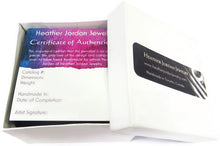 Load image into Gallery viewer, Color-Changing "Mood" Steampunk Pendant in Sterling Silver with UV-Reactive Glass