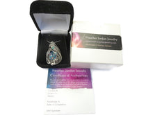 Load image into Gallery viewer, Ethiopian Blue Opal Mosaic Pendant with Blue Ethiopian Opals