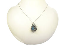 Load image into Gallery viewer, Ethiopian Blue Opal Mosaic Pendant with Blue Ethiopian Opals