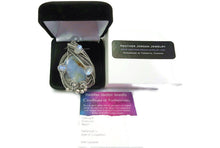 Load image into Gallery viewer, Blue Chalcedony & Rainbow Moonstone Pendant
