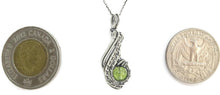 Load image into Gallery viewer, Custom Gemstone Wire-Wrapped Pendant in Sterling Silver; "Mini-Comet"