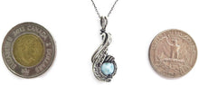 Load image into Gallery viewer, Custom Gemstone Wire-Wrapped Pendant in Sterling Silver; "Mini-Comet"
