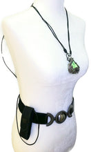 Load image into Gallery viewer, Seasonal Colors Leaf Necklace with Upcycled Electronic and Watch Parts, Steampunk/Cyberpunk Fusion