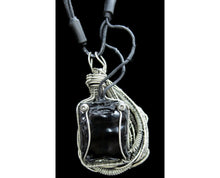 Load image into Gallery viewer, Seasonal Colors Leaf Necklace with Upcycled Electronic and Watch Parts, Steampunk/Cyberpunk Fusion