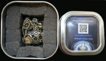 Load image into Gallery viewer, Blue Hex Nut LED Steampunk/Cyberpunk Fusion Pendant