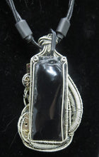 Load image into Gallery viewer, Cyberpunk Nixie Tube Necklace with Upcycled Electronic and Watch Parts, Blue & Orange LED