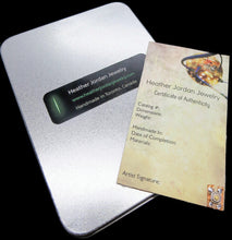 Load image into Gallery viewer, LED Resin Gem Cyberpunk Necklace with Upcycled Electronic and Watch Parts