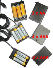 Load image into Gallery viewer, Cyberpunk Nixie Tube Necklace with Upcycled Electronic and Watch Parts, Blue & Orange LED