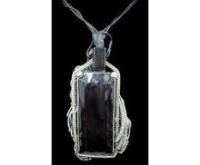 Load image into Gallery viewer, Rainbow U-Flashbulb Necklace with Upcycled Electronic and Watch Parts, Steampunk/Cyberpunk Fusion LED