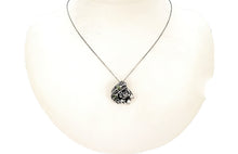 Load image into Gallery viewer, Sikhote-Alin Meteorite Pendant with Peridot, Wire-Wrapped in Sterling Silver - Heather Jordan Jewelry