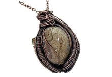 Load image into Gallery viewer, Amethyst Druzy Pendant with Citrine Nuggets: Copper Wire-Wrapped Geode Jewelry - Heather Jordan Jewelry
