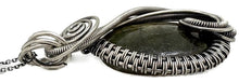 Load image into Gallery viewer, Sterling Silver Labradorite Jewelry Set with Swarovski Crystal - Necklace and Earrings