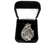 Load image into Gallery viewer, Raw Kunzite Crystal and Morganite Pendant: Sterling Silver Wire Wrap