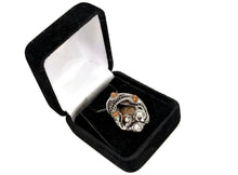 Load image into Gallery viewer, Spessartine Garnet and Ethiopian Welo Opal Pendant: Sterling Silver Wire Wrap