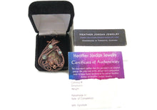 Load image into Gallery viewer, Picasso Jasper Pendant Necklace with Labradorite, Wire-Wrapped in Bronze