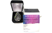 Load image into Gallery viewer, Seymchan Pallasite Meteorite Pendant, Wire-Wrapped in Sterling Silver with Peridot