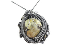 Load image into Gallery viewer, Spirit Level Steampunk Pendant with Herkimer Diamonds, Wire-Wrapped in Sterling Silver