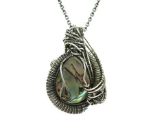 Load image into Gallery viewer, Abalone Pua Shell Pendant with Opal